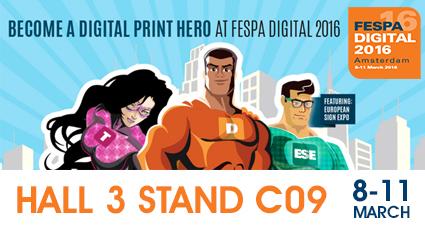 Wir waren auf der FESPA16 in Amsterdam