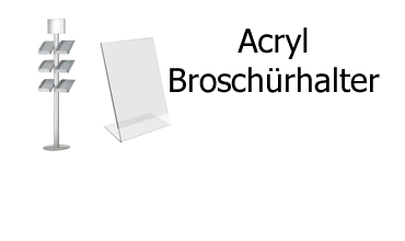 Acryl Broschürhalter