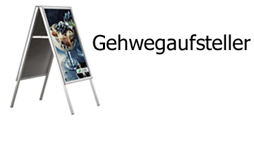 Gehwegaufsteller