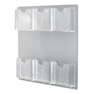 Wall-Mounted Leaflet Dispenser.