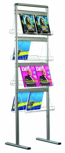 BROCHURE HOLDER WITH ACRYL LEAFLETS