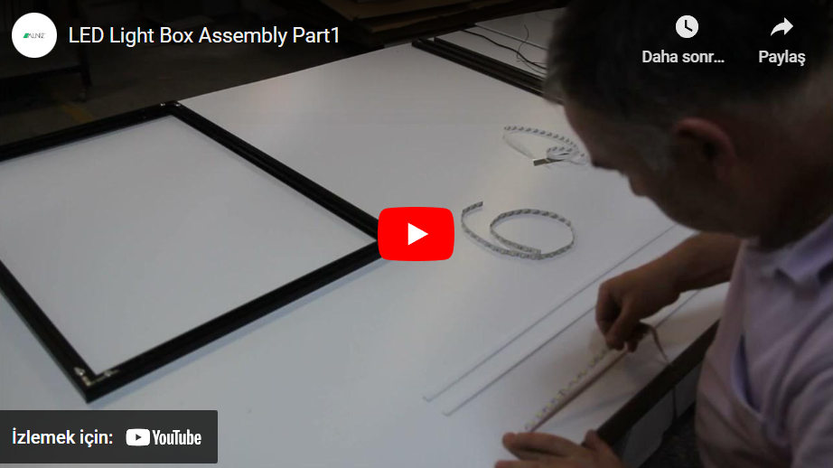 LED Light Box Assembly Part1
